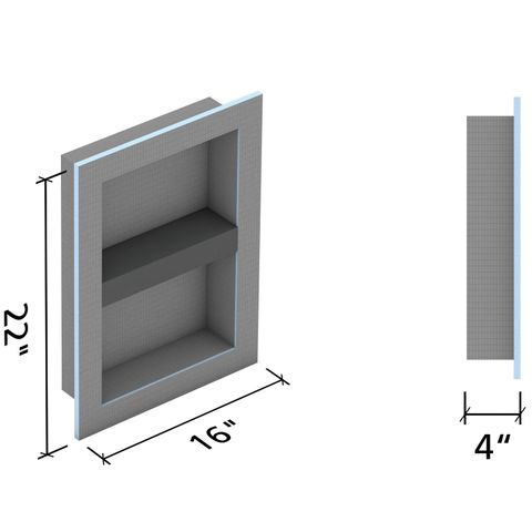 16" X 22" NICHE