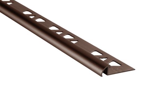 5/16" (8MM) ROUND TILE EDGE SATIN ANTIQUE BRONZE
