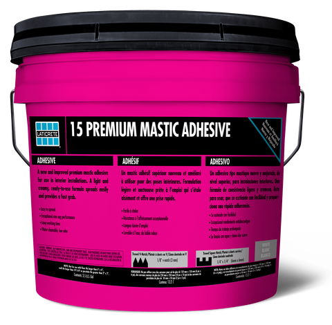 15 PREMIUM MASTIC PAIL/3.5GAL/13.3L
