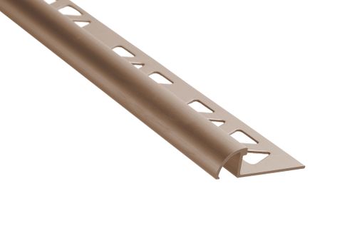 3/8" (10MM) ROUND TILE EDGE SATIN CHAMPAGNE