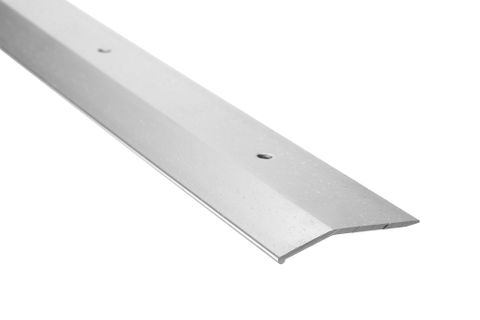 2" BEVEL BAR COMM. HAMMERED SILVER