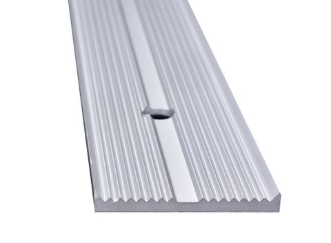 2-1/4" STRAIT EDGE SATIN CLEAR ANODIZED (36" LENGTH)