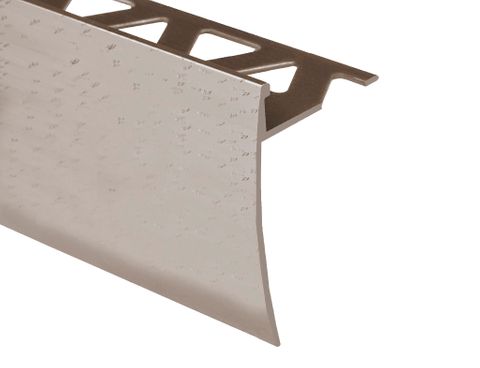 5/16" (8MM) TILE NOSING HAMMERED TITANIUM