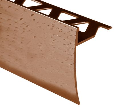 3/8" (10MM) TILE NOSING HAMMERED DARK BRONZE