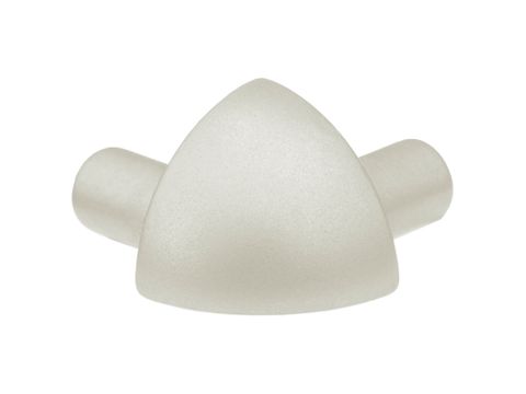 3/8" (10MM) OUTSIDE (CHECK DIACEX3/8CEX-222) CERAMIC CORNER SATIN CLEAR ANODIZED