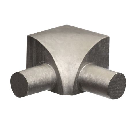 3/8" (10MM) INSIDE CERAMIC CORNER SATIN TITANIUM