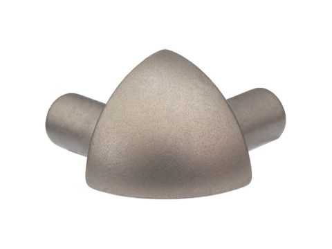 3/8" (10MM) OUTSIDE CERAMIC CORNER SATIN TITANIUM