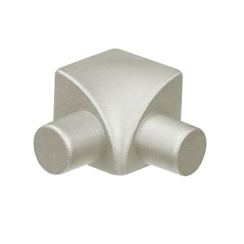 1/2" (10MM) INSIDE(CHECK DIACIN1/2CIN-222) CERAMIC CORNER SATIN CLEAR ANODIZED