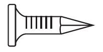 1458-01 1/2" 10 GA HD CONC NAILS 1# BAG