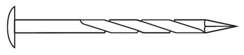 1730-S-01 1-1/2" X 1/4" 13GA SILVER DRIVE SCREW 1# BAG