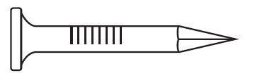 1562-01 3/4" 9 GA EXTRA HD CONC NAILS 1# BAG