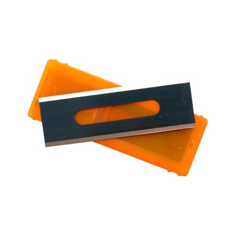 .017" HD BLUE SLOTTED SQUARE BLADE (BOX OF 10 TUBES/100 BLADES)