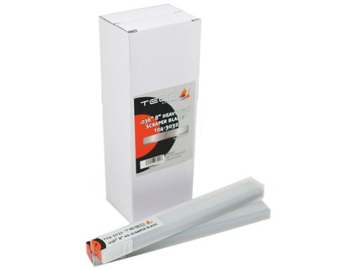 .036" 8" HD SCRAPER BLADE (TUBE OF 10 BLADES)