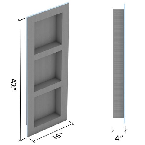 16" X 42" NICHE LEAN COMBO