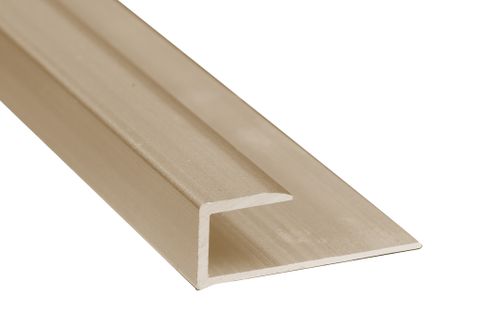 15/64"-9/32" (6MM - 7MM) LVT CAP MOULDING SATIN TITANIUM