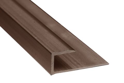 15/64"-9/32" (6MM - 7MM) LVT CAP MOULDING SATIN ANTIQUE BRONZE