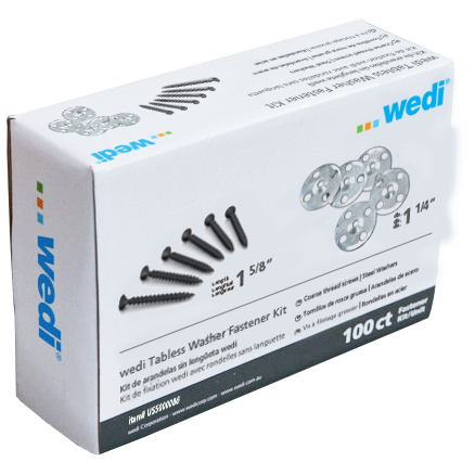 WEDI TABLESS WASHER FASTENER KIT