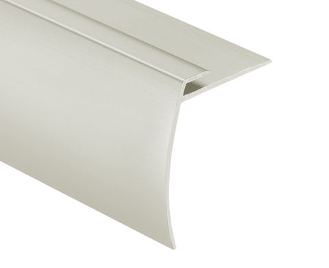 5/64"-1/8" (2MM-3MM) LVT STAIR NOSING SATIN CLEAR ANODIZED