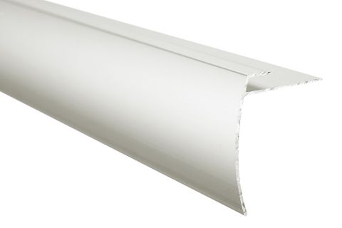 5-32"-13-64" (4MM-5MM) LVT STAIR NOSING SATIN CLEAR ANODIZED