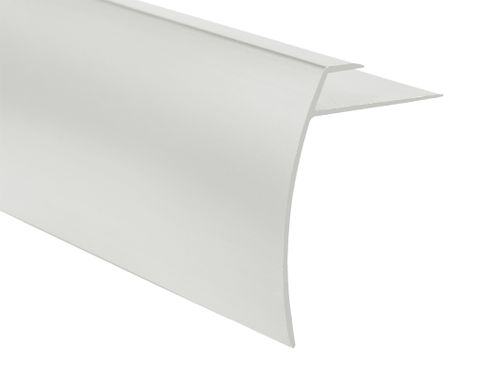 15-64"-9/32" (6MM - 7MM) LVT STAIR NOSING SATIN CLEAR ANODIZED