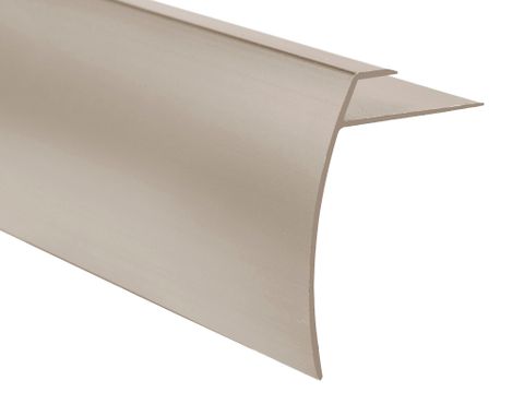 15-64"-9/32" (6MM - 7MM) LVT STAIR NOSING SATIN TITANIUM