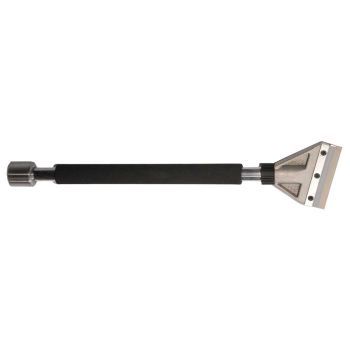 4" SCRAPER HANDLE 18" W/ STEEL-END CAP