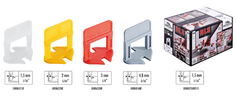 2200 HD LEVELING CLIPS 1/8" JOINT SIZE (CARTON BOX)