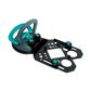 ADJUSTABLE METAL HOLE DRILL GUIDE WITH PLASTIC SUCTION CUP