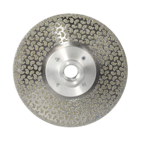 5" ELECTROPLATED DOUBLE SIDED DIAMOND CUP WHEEL FOR CUTTING AND GRINDING