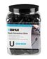 1/4" BLACK HORSESHOE SPACER, 150PCS/JAR