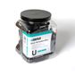 1/4" BLACK HORSESHOE SPACER, 150PCS/JAR