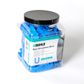 1/16" BLUE HORSESHOE SPACER, 400PCS/JAR