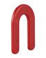 1/8" RED HORSESHOE SPACER, 300PCS/JAR