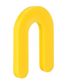 3/16" YELLOW HORSESHOE SPACER, 220PCS/JAR