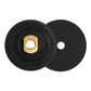 RUBBER BACKING PAD WITH VELCRO BACK, 5/8"-11 THREAD FOR (DPPXXX)