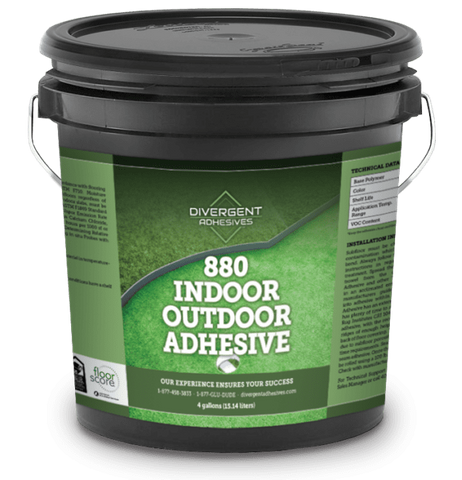 DIVERGENT 880 INDOOR/OUTDOOR ADHESIVE 4 GAL