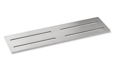 SSB-STAINLESS STEEL BRUSHED NICHE SHELF 11 7/8 IN. X 3 1/2 IN. X 1/8 IN. (302 X 89 X 3 MM)