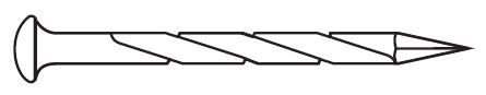 1734N-1 1-1/4" X 3/16" 13 GA ANTIQUE BRONZE DRIVE SCREW 1# BAG