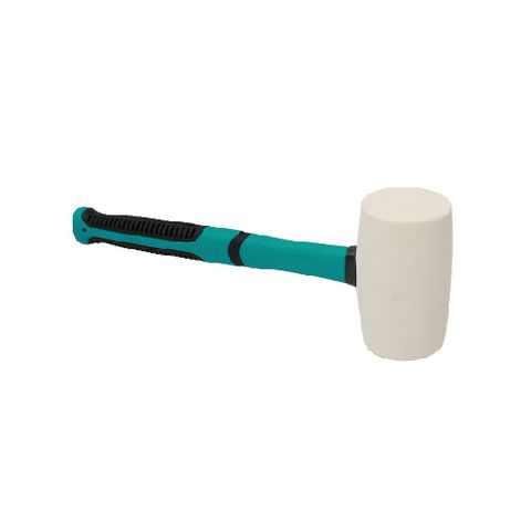 SOFT GRIP HANDLE RUBBER MALLET, WHITE HEAD