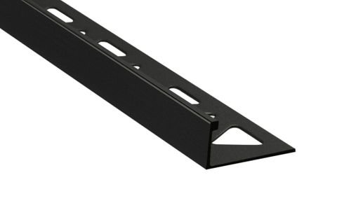 1/2" (12.5MM) TILE EDGE MATTE BLACK (25 PER TUBE)