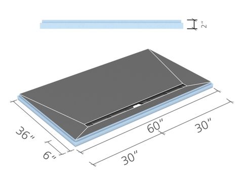 WEDI RIOLITO SHOWER PAN