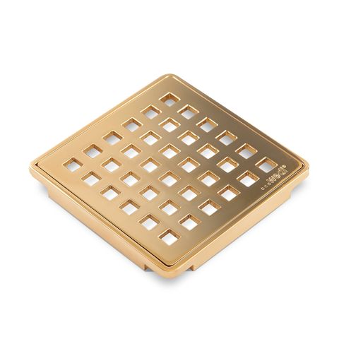 WEDI FUNDO 3.75"X 3.75" POLISHED GOLD COVER SET