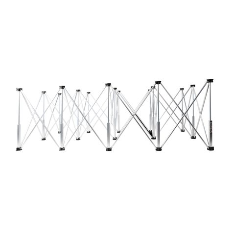 FOLDING CENTIPEDE WORK STAND TABLE,  EXPAND SIZE: H28" X W87" X D44.5", FOLD SIZE: H35" X W7.75" X D12.75"