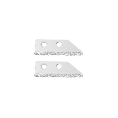 REPLACEMENT GROUT SAW BLADE,  2 X CARBIDE TIP BLADE CHROM PLATED