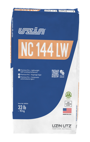 UZIN NC 144 LW LIGHTWEIGHT SELF LEVELING COMPOUND CEMENTITIOUS 33 LB BAG