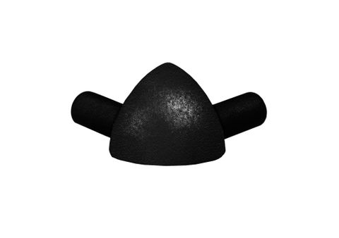 1/2" (12.5MM) OUTSIDE CERAMIC CORNER MATTE BLACK (10 PER TUBE)