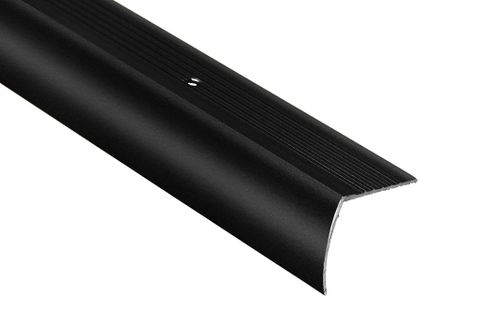 1-1/8" NOSING ECON. MATTE BLACK(12 PER TUBE)