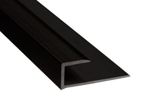 15/64"-9/32" (6MM - 7MM) LVT CAP MOULDING SATIN MATTE BLACK