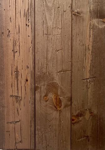 1" X 8" X 8' HAND HEWN BARNWOOD END MATCHED - COLOR #8 ASPEN RUSTIC (NOMINAL 4.5 SQF/PC OR 18 SQF/BUNDLE OF 4)