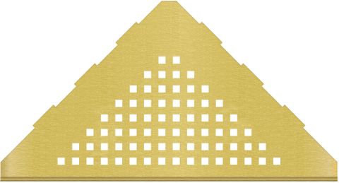 PROVA PRO-SELECT CORNER SHELF 11.5INX6IN (292MMX152MM)-SQUARE-GOLD